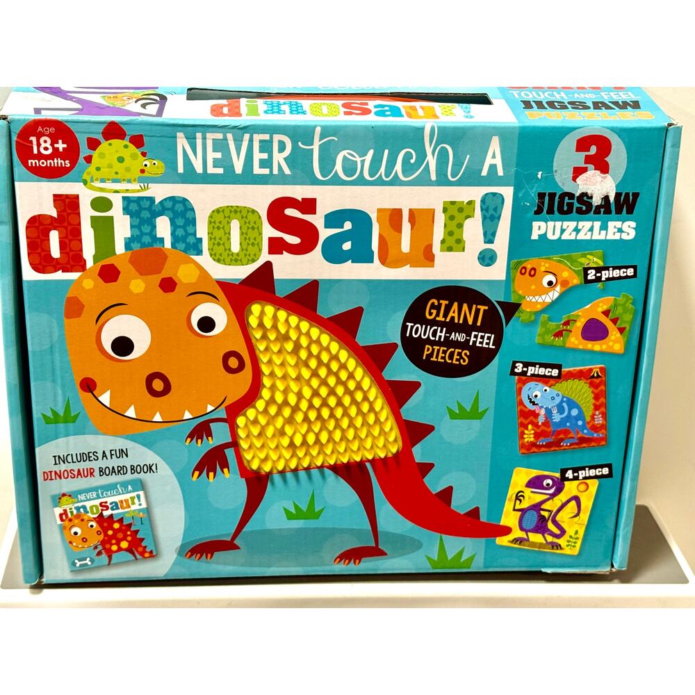 Ever Touch A Dinosaur 3 texture sensory puzzles